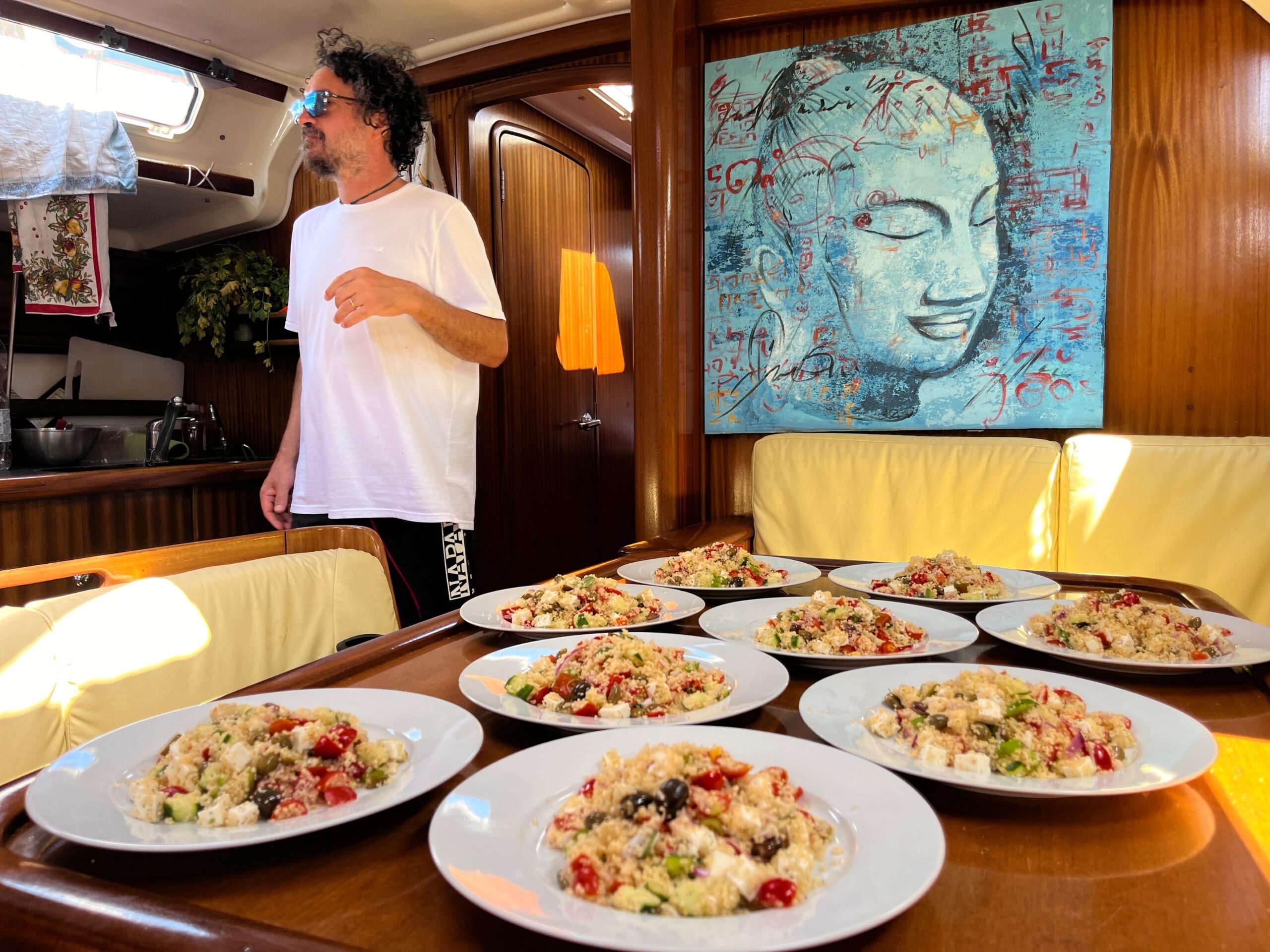 In barca si mangia bene! Con Tuscany QUintessence