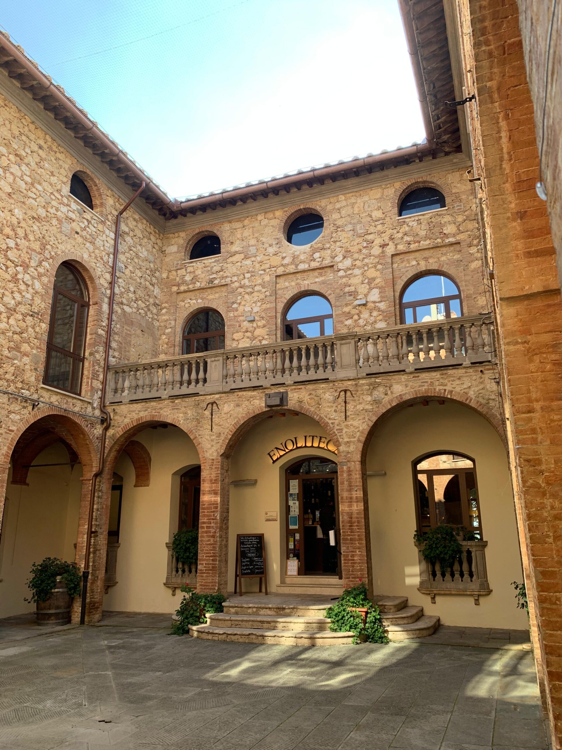 Montepulciano, the famous Enoliteca